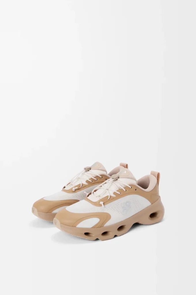 Cloudsolo Sneaker Dunkel Sand/Creme