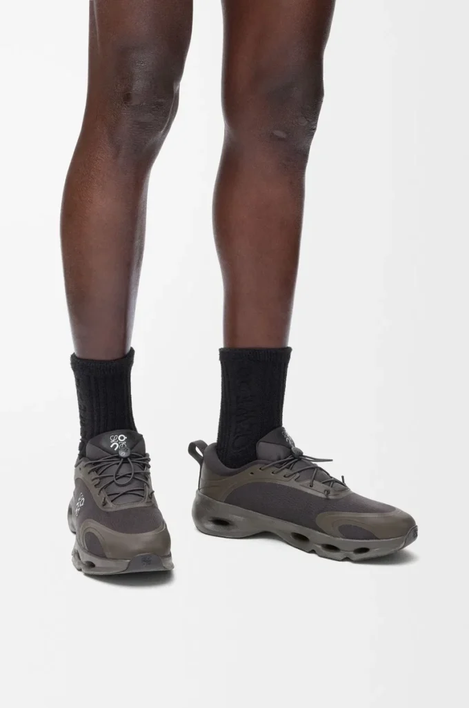Cloudsolo Sneaker Dunkelbraun/Schwarz