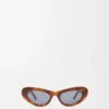 Cocktail-Sonnenbrille Flamed Havana