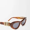 Cocktail-Sonnenbrille Flamed Havana