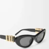 Cocktail-Sonnenbrille Schwarz