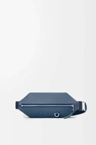 Convertible Sling aus klassischem Kalbsleder Indigo Dye