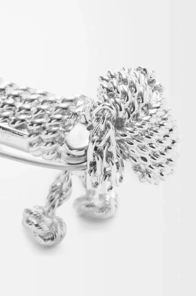 Dackel-Brosche Silber