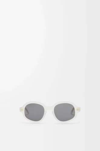 Delta Slim Sonnenbrille Milchig-elfenbeinfarben