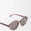 Delta Slim Sonnenbrille Transparent Brown