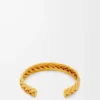 Dünnes geflochtenes Armband aus Sterlingsilber Gold