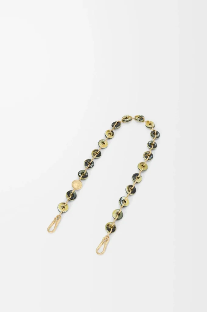 Donut-Kette Schwarz/Beige