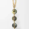 Donut-Kette Schwarz/Beige
