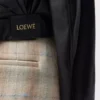 Drapierte Jacke aus Nappalammleder Schwarz