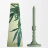Duftkerzenhalter mit Marihuana-Duft Dunkelgrün