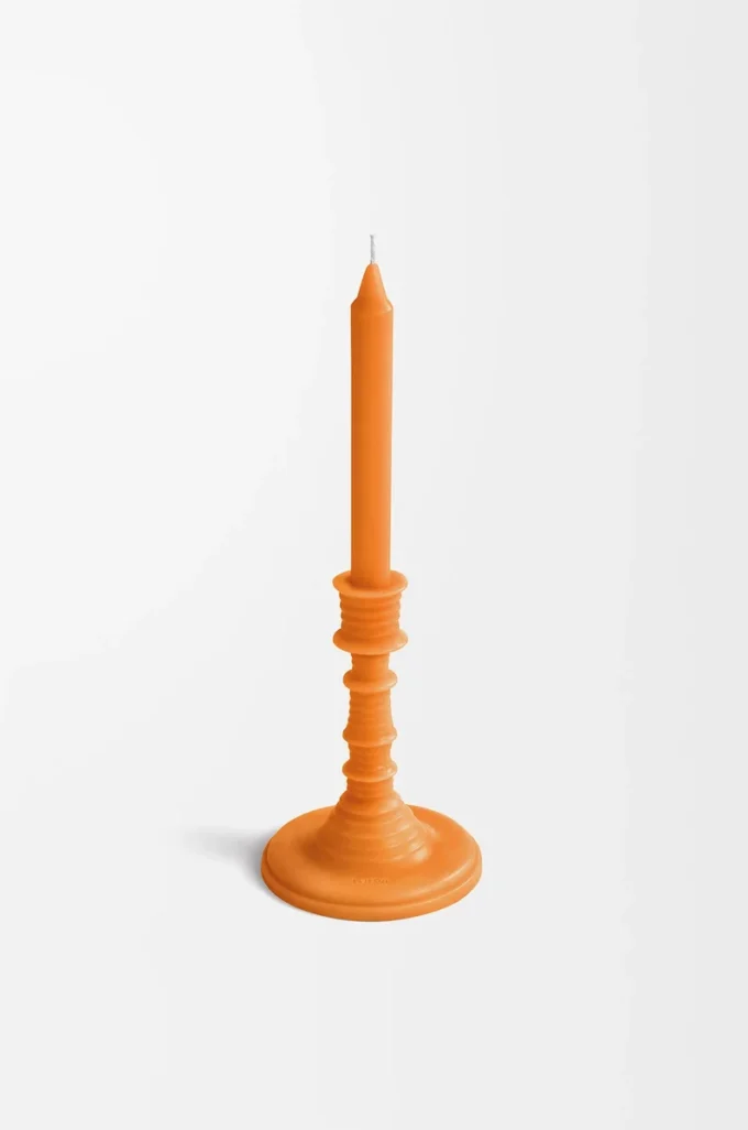 Duftkerzenhalter mit Orangenblütenwachs Helle Mandarine
