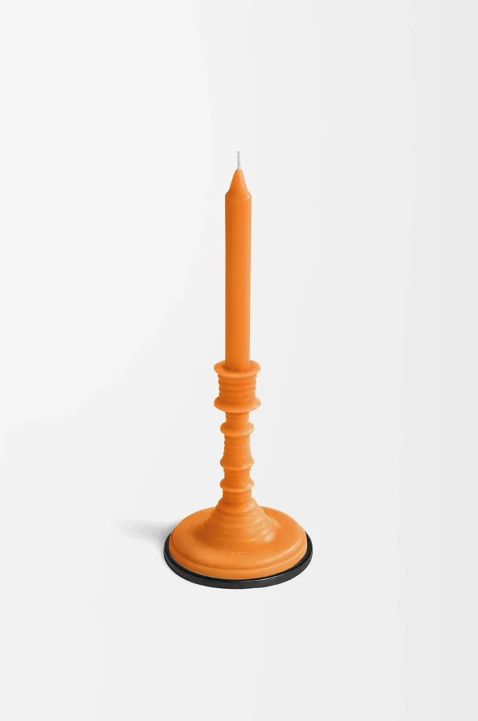 Duftkerzenhalter mit Orangenblütenwachs Helle Mandarine