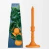 Duftkerzenhalter mit Orangenblütenwachs Helle Mandarine