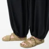 Ease Buckle Slide aus Wildleder Sahara