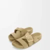 Ease Buckle Slide aus Wildleder Sahara