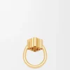 Einzelner Anagram-Ring aus Sterlingsilber Gold