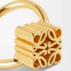 Einzelner Anagram-Ring aus Sterlingsilber Gold