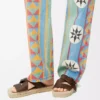 Espadrille-Pantolette Petal aus pflanzlich gegerbtem Kalbsleder Braun