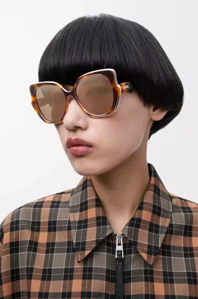 Fantasy Slim Sonnenbrille Havanna