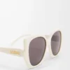 Fantasy Slim Sonnenbrille Weiß/Elfenbein