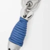 Fisch-Schlüsselanhänger mit Flaschenöffner Silber/Seaside Blue