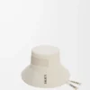 Fischerhut aus Canvas in Soft White