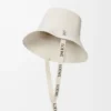 Fischerhut aus Canvas in Soft White
