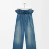 Flamenco-Jeans aus Denim Denimblau