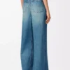 Flamenco-Jeans aus Denim Denimblau