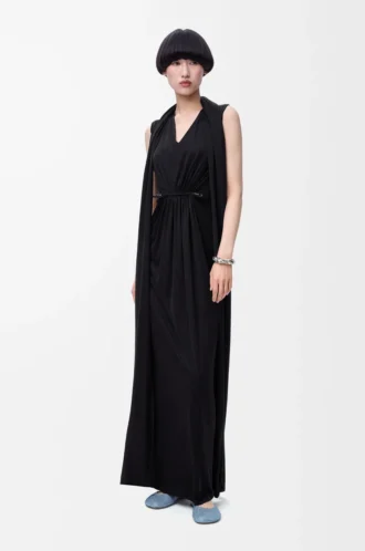 Flamenco-Kleid aus Seide Schwarz