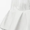 Flamenco-Kleid aus Viskose Weiß
