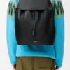 Flamenco-Rucksack aus glänzendem, geschmeidigem Kalbsleder Schwarz