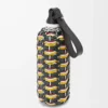 FLASCHE IN ALUMINIUM/KALBSLEDER Grün/Mehrfarbig