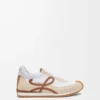 Flow Runner 2.0 aus Nylon und Wildleder Chocolate/Almost Optic