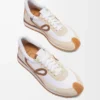 Flow Runner 2.0 aus Nylon und Wildleder Chocolate/Almost Optic