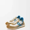 Flow Runner 2.0 aus Nylon und Wildleder in Sand/Blau/Weiß