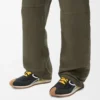 Flow Runner 2.0 aus Nylon und Wildleder Schwarz/Weiß/Khaki