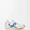 Flow Runner 2.0 aus Nylon und Wildleder Weiß/Hellblau