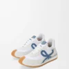 Flow Runner 2.0 aus Nylon und Wildleder Weiß/Hellblau