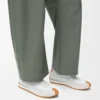 Flow Runner aus Nylon und Wildleder Weiß