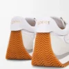 Flow Runner aus Nylon und Wildleder Weiß