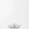Flower Hat Anhänger aus Sterlingsilber und Kristallen Silber/Weiß