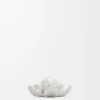 Flower Hat Anhänger aus Sterlingsilber und Kristallen Silber/Weiß