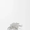 Froschbrosche Silber