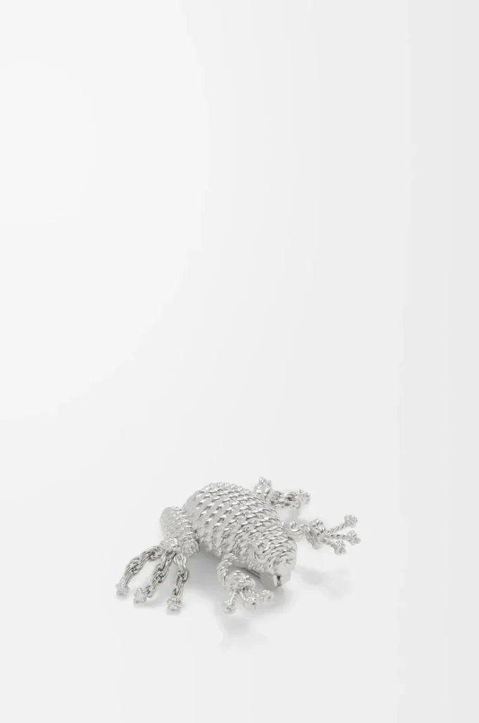 Froschbrosche Silber