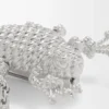 Froschbrosche Silber