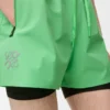 Funktionsshorts aus technischem Shell-Material Grün