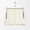 Funktionsshorts aus technischem Shell-Material in Elfenbein