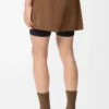 Funktionsshorts aus technischem Shell-Material in Toffee