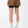 Funktionsshorts aus technischem Shell-Material in Toffee